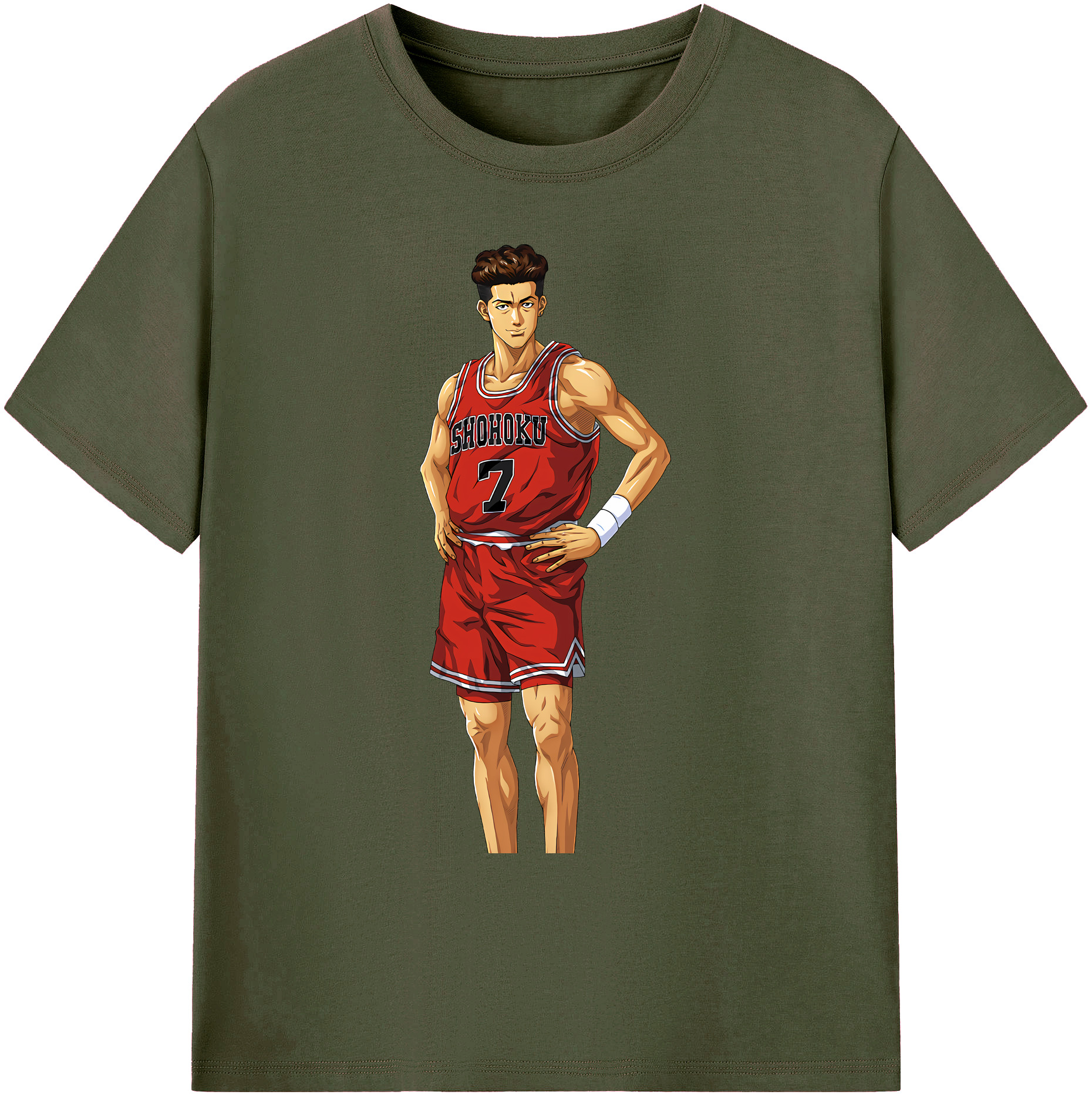 （画像用） SLAM DUNK／スラムダンク 綿100％ メンズ半袖Tシャツ｜肌触りやわらか＆通気性